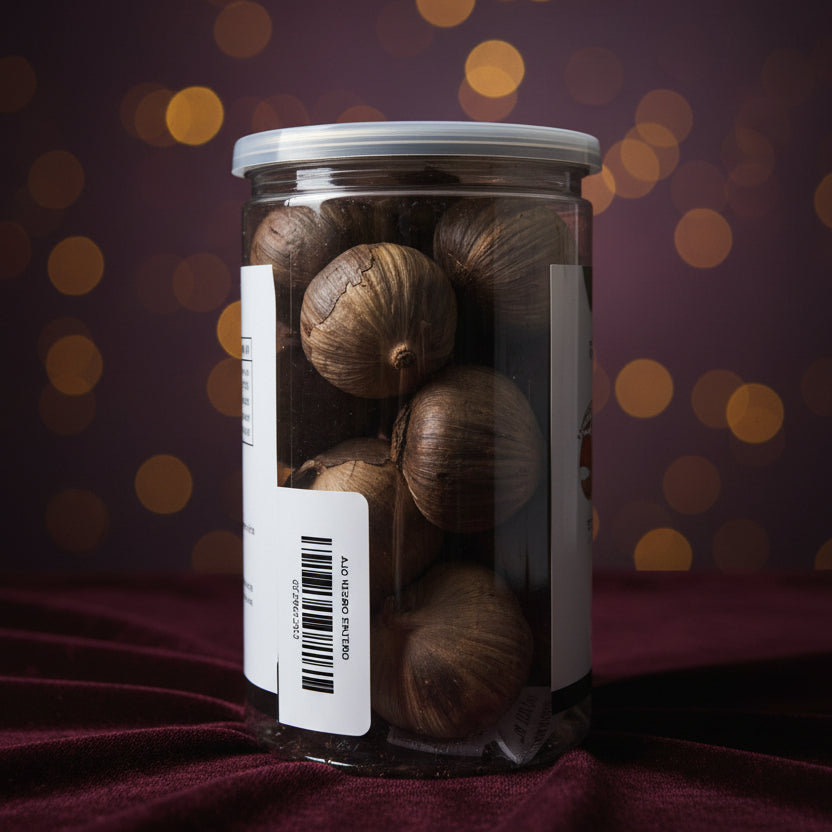 RARE RAW BLACK GARLIC