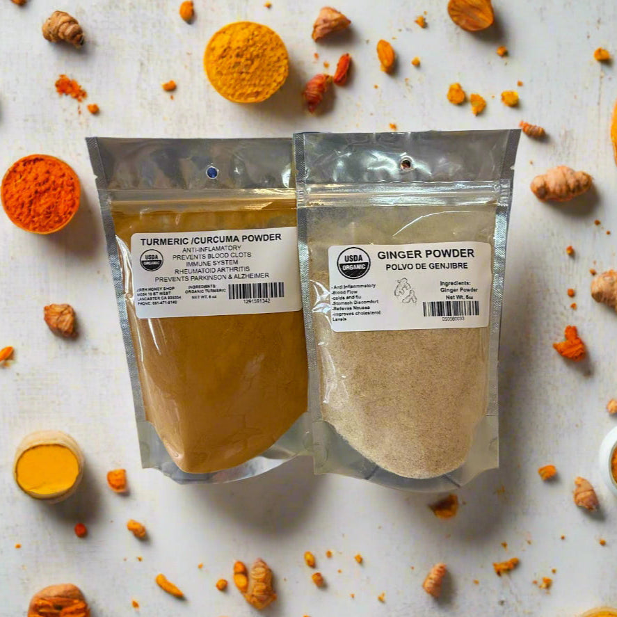 TURMERIC & GINGER BUNDLE (POWDER)