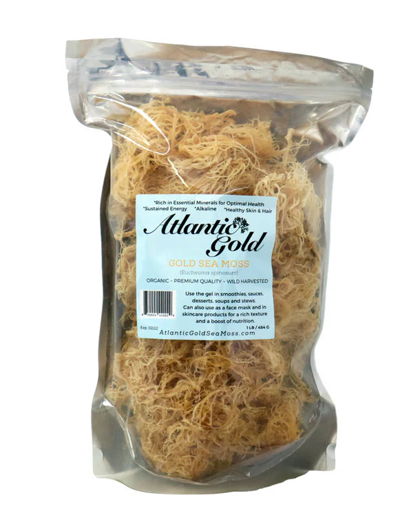 GOLD SEA MOSS- DRIED (EUCHEUMA SPINOSUM)