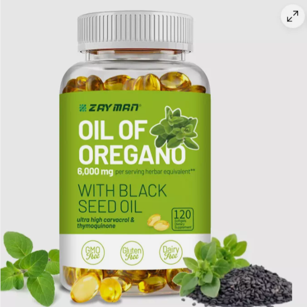 Oil of Oregano - with Carvacrol, Black Seed Oil - Natural Immune Support