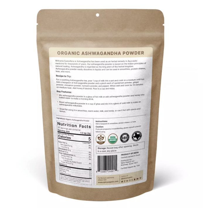 Organic Ashwagandha Powder