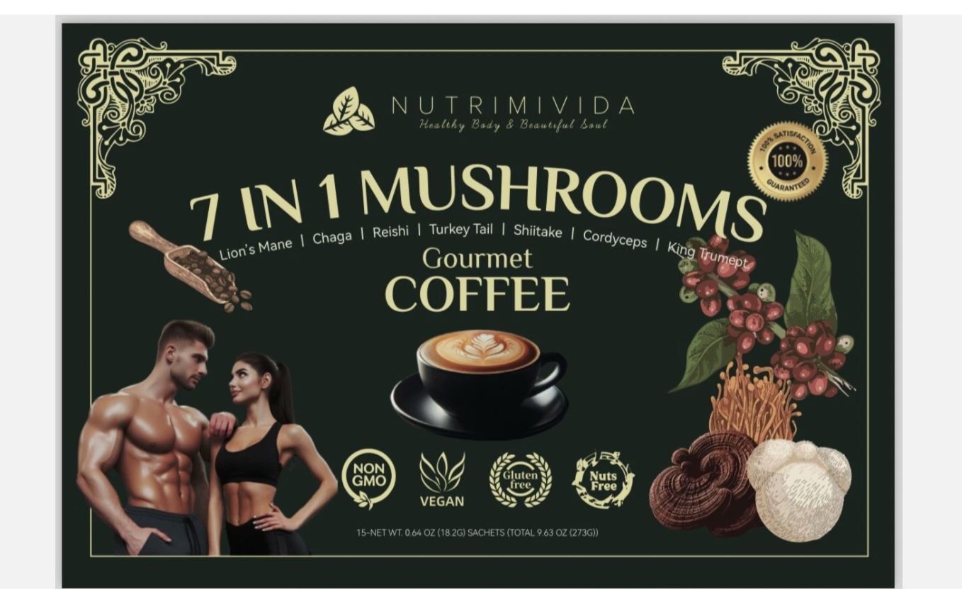 Coffee With 7 Mushrooms Super Healthy NUTRIMIVIDA