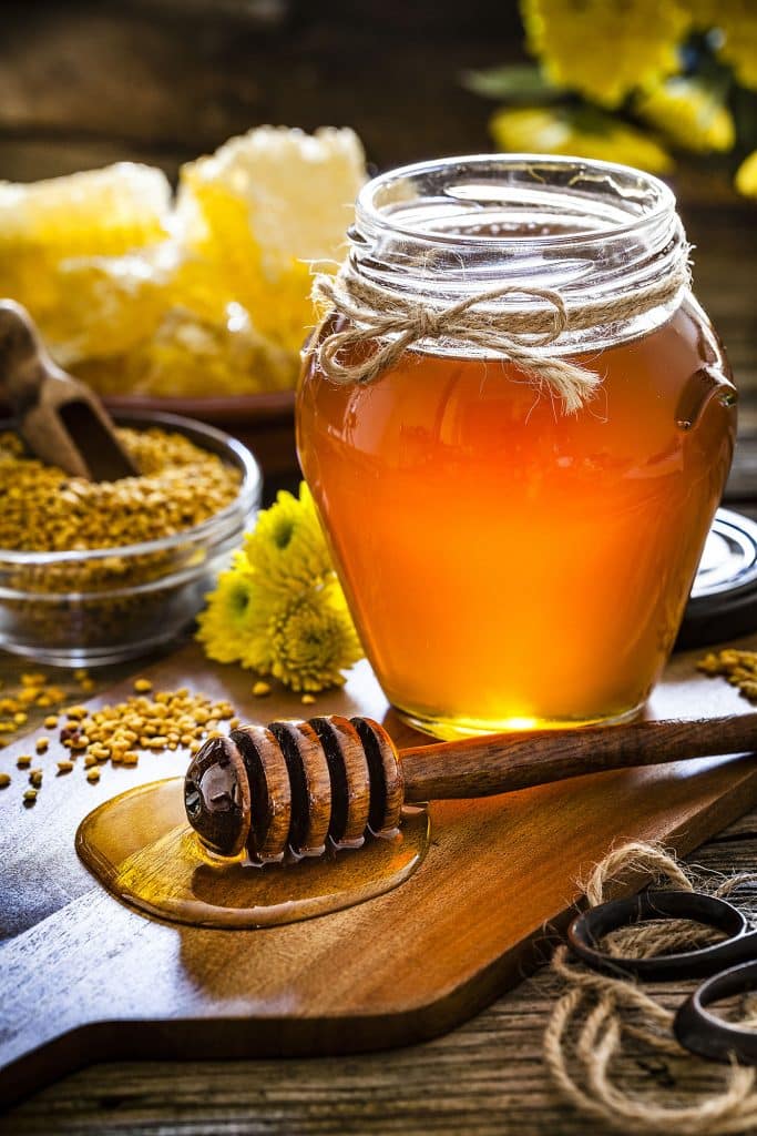 RAW HONEY ,PROPOLIS, POLLEN, AND ROYAL JELLY