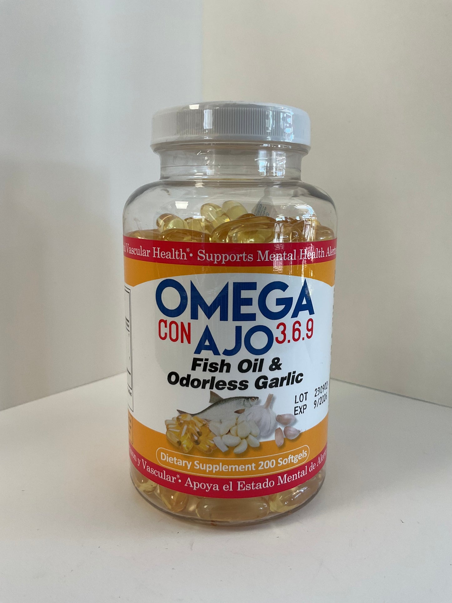 OMEGA WITH GARLIC CAPSULES ODORLESS #200