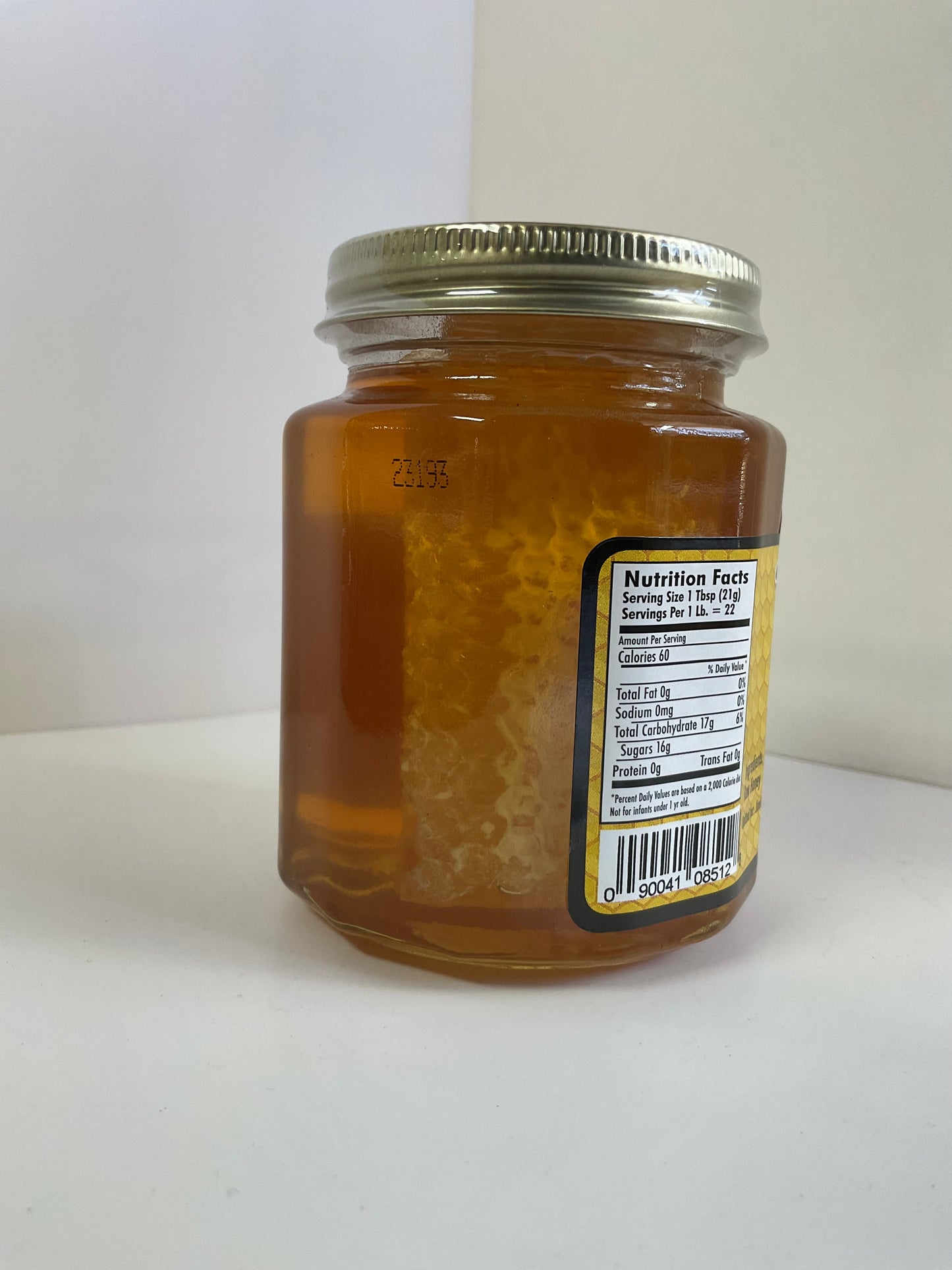 Raw Honey with Honeycomb (Small)