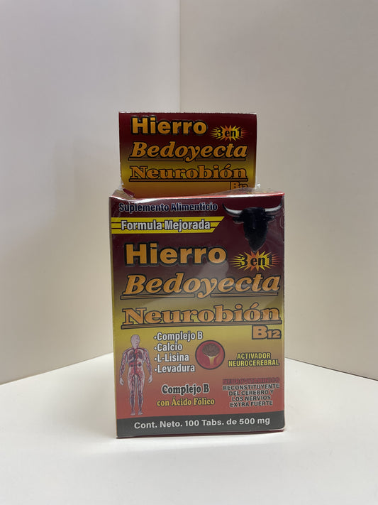 HIERRO BEDOYECTA NEUROBION TABLETS