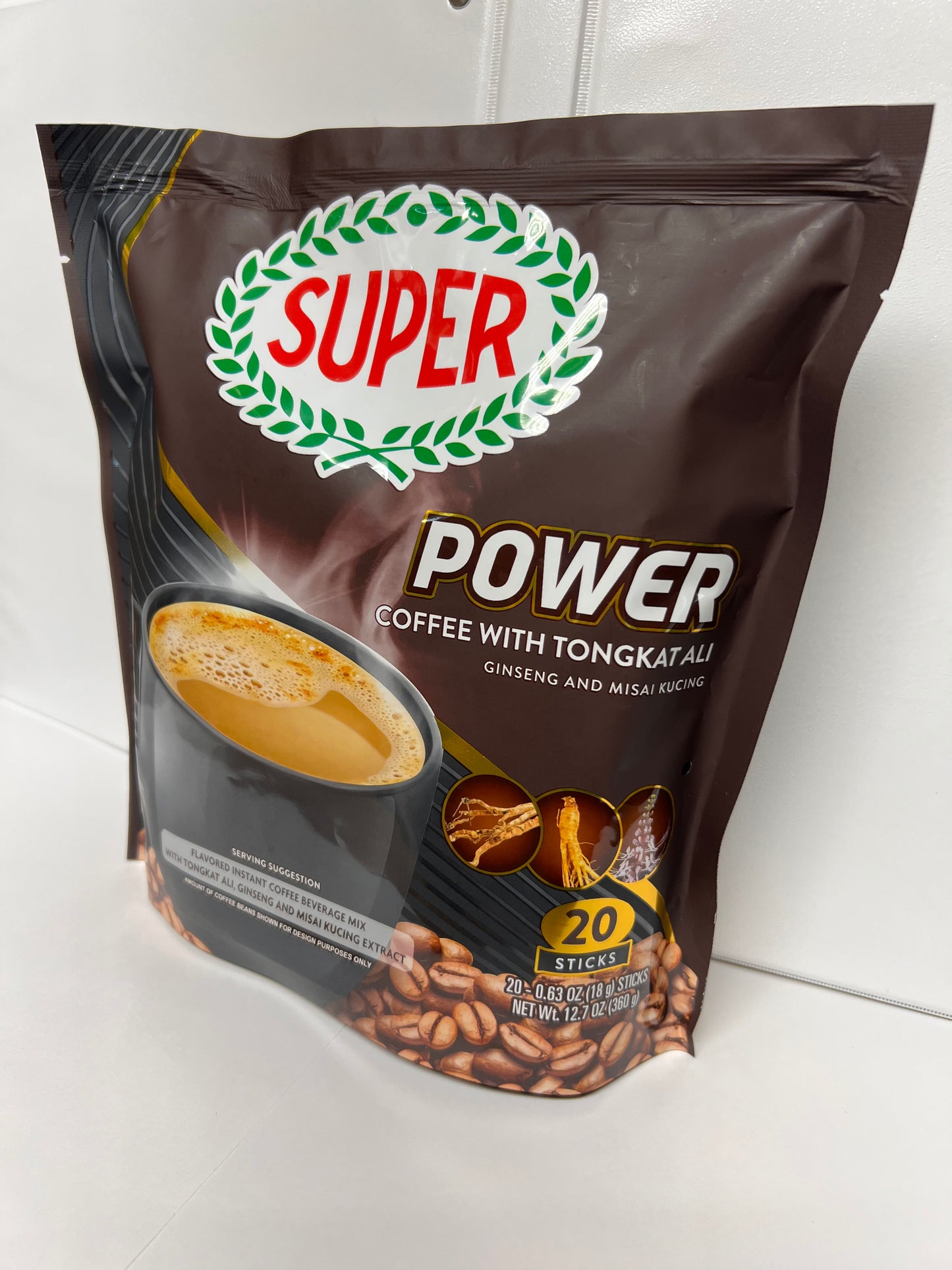 POWER COFFEE WITH TONGKAT ALI, GINSENG, MISAI KUCING