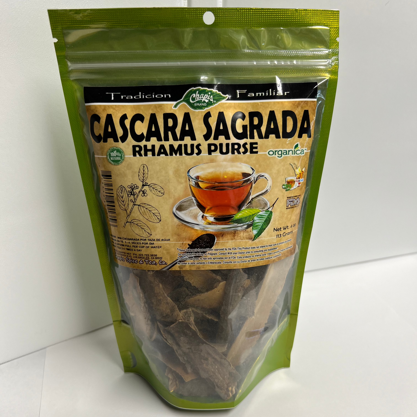 CASCARA SAGRADA (RHAMUS PURSE TEA)