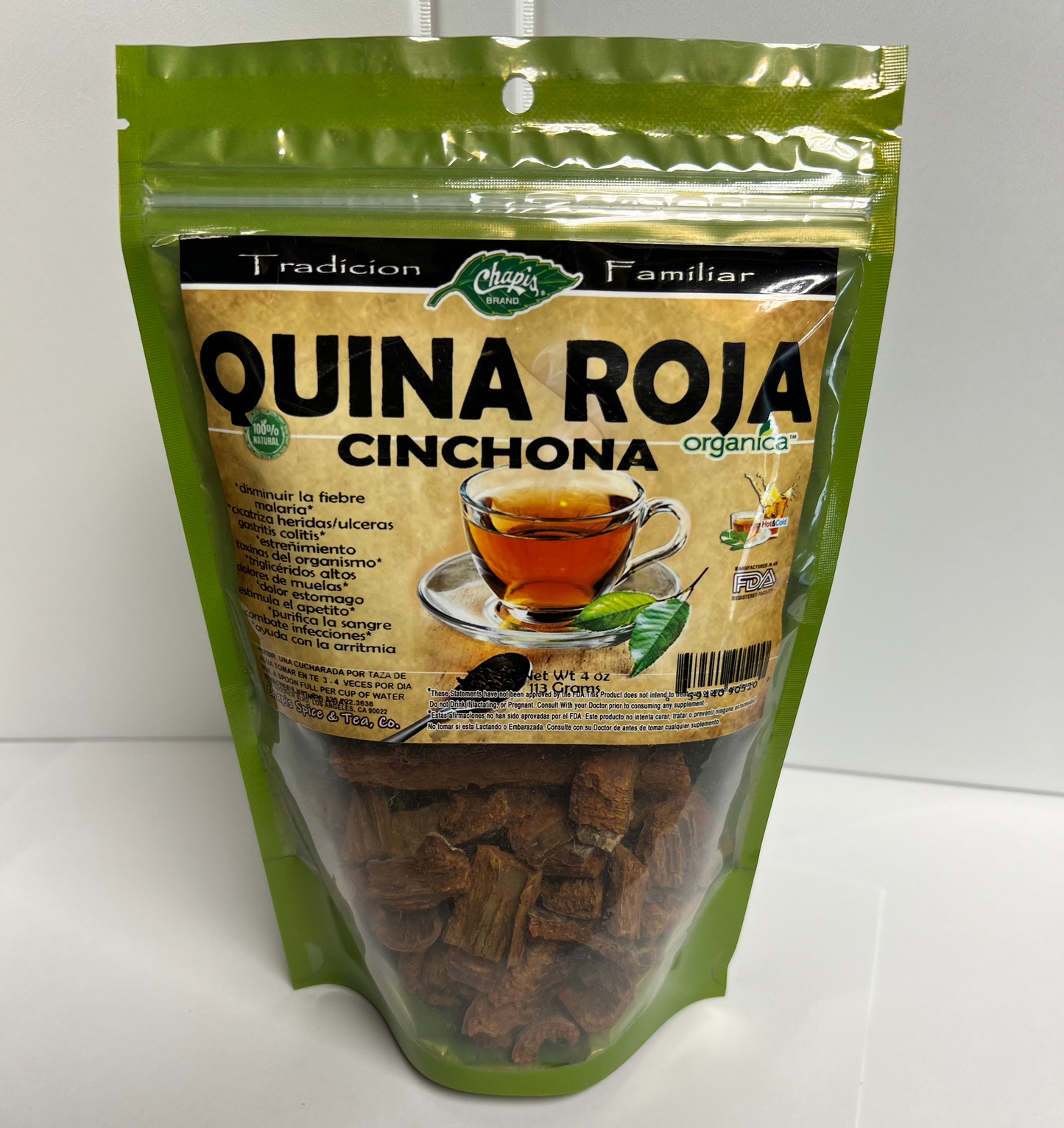 QUINA ROJA (CHINCHONA TEA)