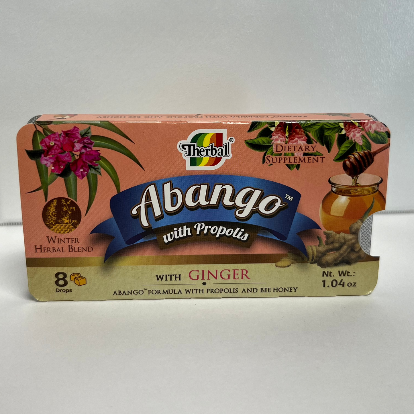 ABANGO WITH GINGER THROAT DROPS