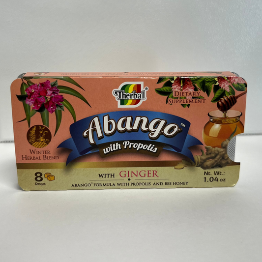 ABANGO WITH GINGER THROAT DROPS