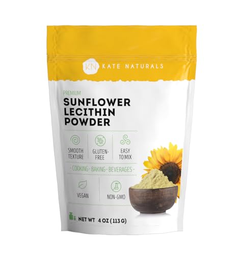 Sunflower Lecithin Powder (4 oz, Non-GMO)