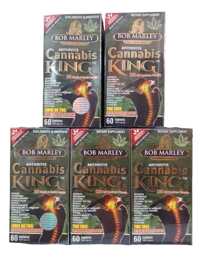 BOB MARLEY ARTRITIS CANNABIS KING Bundle tablets 5 BOXES
