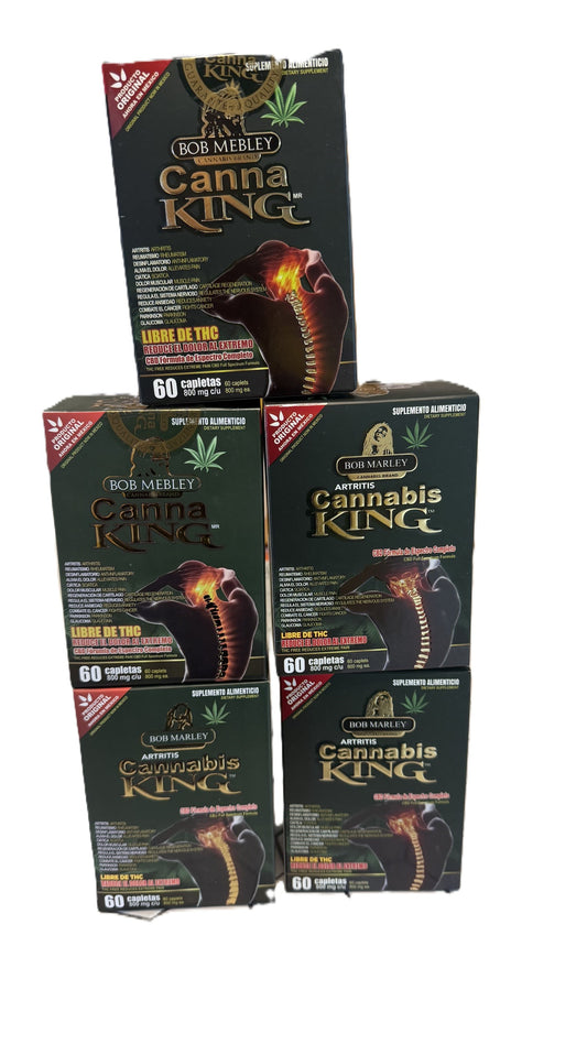 BOB MARLEY ARTRITIS CANNABIS KING Bundle tablets 5 BOXES