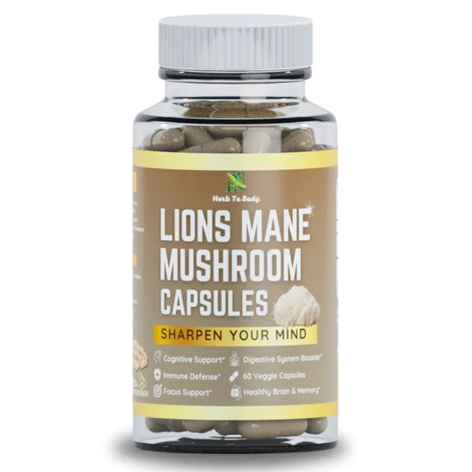 Lions Mane Mushroom Capsules (60 Capsules)