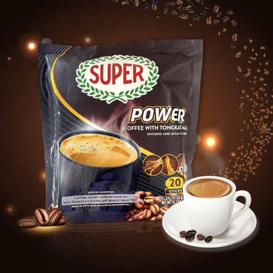 POWER COFFEE WITH TONGKAT ALI, GINSENG, MISAI KUCING