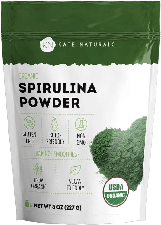 ORGANIC SPIRULINA POWDER - 8OZ