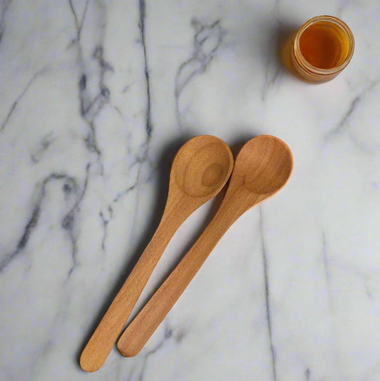 2 PACK WOODEN SPOON FOR HONEY